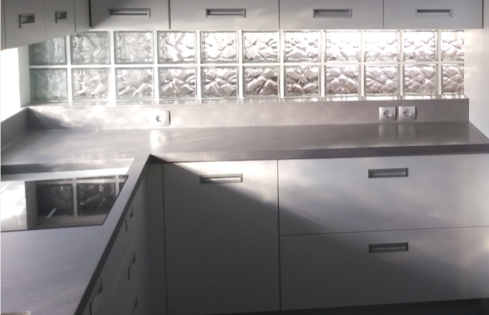 Πάγκος Corian σε Γκρι Απόχρωση
