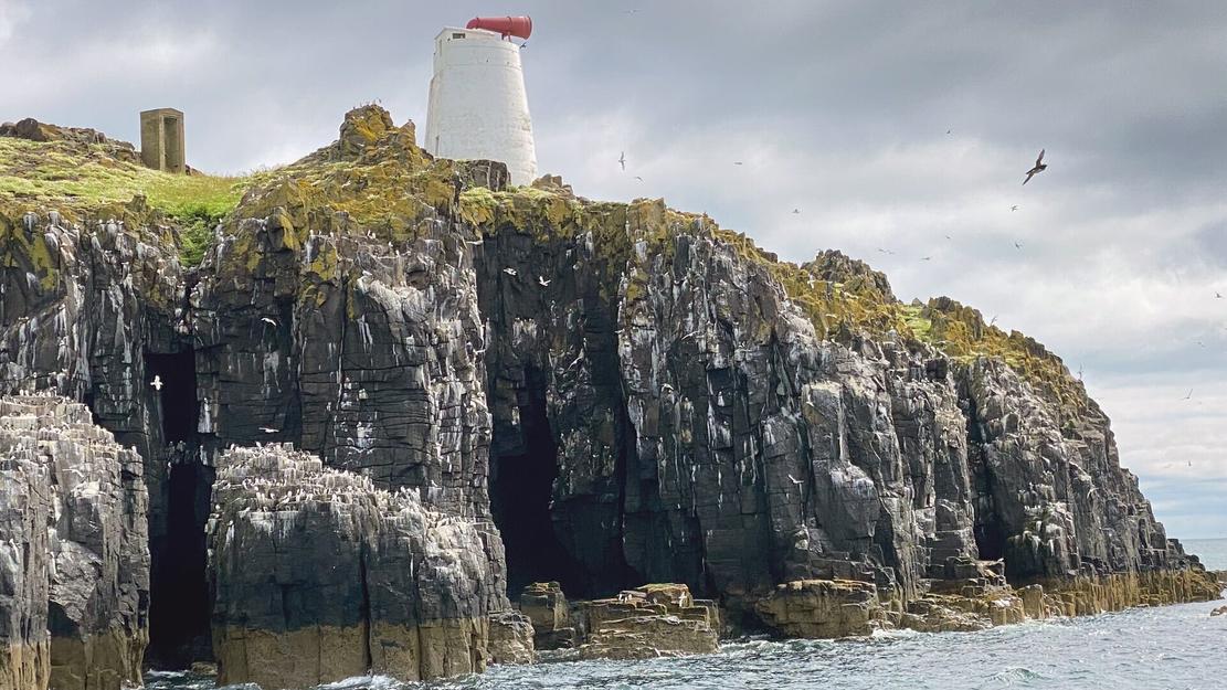 La mer du Nord par les côtes L'Ecosse et les Orcades