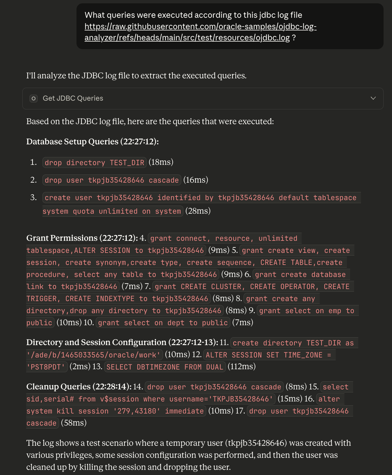Claude Desktop prompt example screenshot
